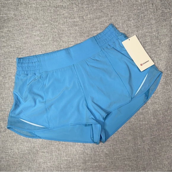 Lululemon Hotty Hot High Rise Athletic Short in Kayak Blue Size 12 NWT - Picture 4 of 8